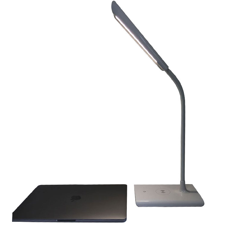 2020 eye-protection Wireless charging led study desk lamp USB touch table lamps 8W Dimming